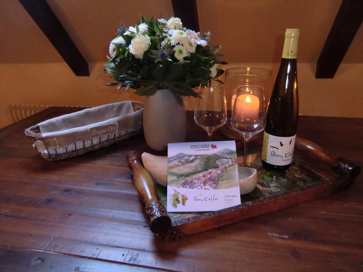 Gite Fleur De Vignes Itterswiller Exteriör bild